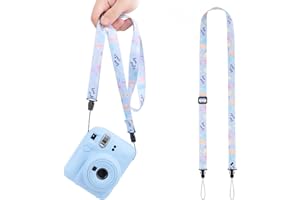 VOVMOEYA Cinghia per Fotocamera per Bambini, Tracolla Fotocamera per Bambini, Cordino Fotocamera Bambini per Fujifilm Instax Mini Sony ZV-E10 ZV-1 ZV-1F Canon R50 M50 Nikon DSLR - Blu