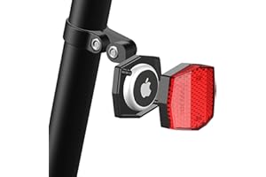 Tavaler schowek rowerowy na Airtag, odblaski rowerowe dla dzieci, dopuszczone do ruchu drogowego, uchwyt rowerowy do Airtag, reflektor na siodełko, 22,2 – 31,8 mm, reflektory rowerowe tylne do rowerów