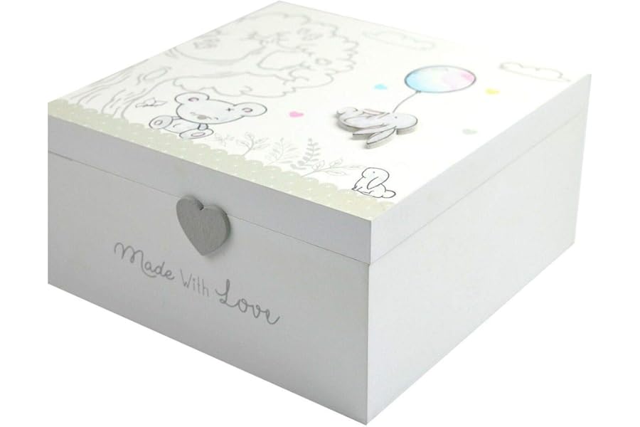 Hugs & Kisses - Wooden Memories Keepsake Box