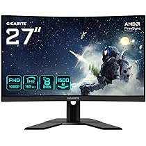 GIGABYTE G27FC 27インチ曲面モニター ヨドバシ.com - GIGABYTE ギガバイト 27インチ フルHD曲面
