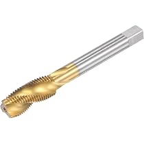 Taraud M6x1 Spirale Titane Revêtu Acier 6542 - Taraudage Machine 1 Pce