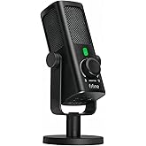 FIFINE St&uuml;dyo Kayıt/Bilgisayar Akışı i&ccedil;in USB-Podcast-Kondenser-Mikrofon, YouTube M&uuml;zik Vokal Oluşturma i&ccedil;in Masa&uuml;st&uuml;-Metal-M