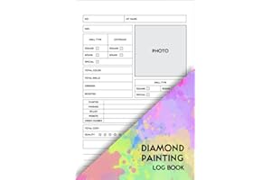 Diamond Painting Log Book: Diamond Painting Projects Tracker.