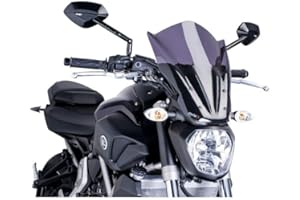 Puig 7016F Pare-Brise pour Yamaha MT - 07–2014–Dark Gris-Taille M