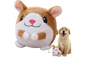 LERYVEO Bewegendes Hundespielzeug Ball | Aktives Bewegendes Haustier Plüschspielzeug | Hundespielzeug Ball der Sich Bewegt | Bewegender Ball Hund Welpenspielzeug | Hundespielzeug Beweglich Stofftierpuppe