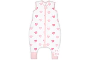 Mama Cheetah Śpiworek do spania dla niemowląt, przenośny śpiworek z bawełny organicznej, śpiworek z podwójnym zamkiem błyskawicznym