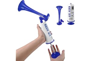 yuejuhe Bocina Aire Comprimido, Bocina De Aire Bomba Manual, Bocinas para Animar Futbol, Barco Deportivo Seguridad Bocina para Coche, Barcos, Eventos Deportivos