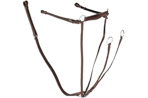 Leather Breastplate Martingale gallop Equestrian