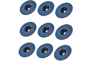 ARMYJY 9Pcs Flap Discs 75mm 3 Inch, Abrasive Sanding Discs Flap Wheel 80 Grit,Grinding Wheel Discs for Angle Grinder
