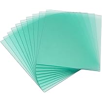 10 Pezzi Piastre Protettive Per Casco Da Saldatura 110x90mm - Ricambio Lenti Esterne Per Saldatura - Foto 10