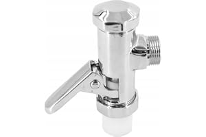 KNM TRADE Chasse directe WC Schellomat DN20 3/4" – Avec réglage de chasse et commande par levier ou bouton – Accessoire sanitaire de haute qualité