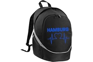 multifanshop Rucksack - Hamburg - Herzschlag
