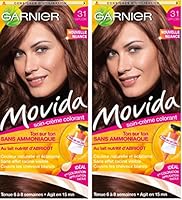 Garnier - Movida - Coloration temporaire sans ammoniaque Ch&acirc;tain - 31 Cappuccino Lot de 2