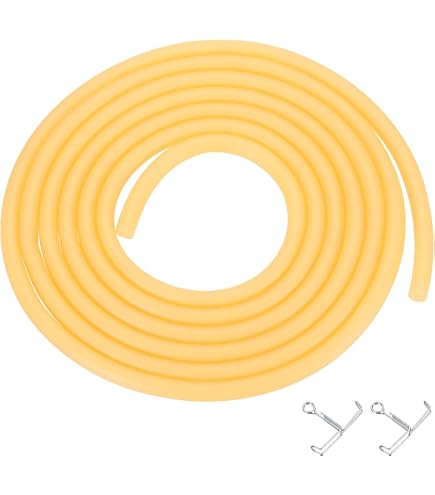 PATIKIL Tube Latex Naturel 8 M – 1,6 Mm ID X 3,2 Mm OD – Bande Élastique Lance-pierres & Fitness
