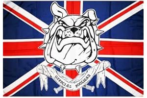 AZ FLAG - Flagge Official Hooligan Vereinigtes Königreich - 150x90 cm - Britische Fahne 100% Polyester mit Messing-Ösen - 110g