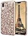 Price comparison product image Coolden Luxury Bling Glitter Sparkle Case for Huawei P20 Shockproof Case Shining Shock-Absorption Girls Women Case Slim Hard Back TPU Bumper Protective Phone Case Cover for Huawei P20 (Rose Gold)
