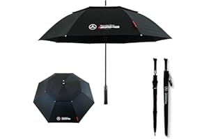 VROOM VROOM PRO Mercedes-Benz-Accessories-AMG Petronas Formula One Team Parapluie pliable compact Noir