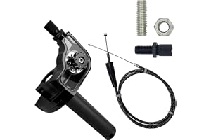 Snabbgasgrepp motorcykel 22 mm av CNC-aluminium, 120 cm gasvagga