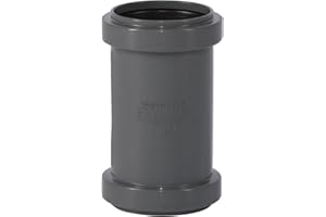 Ostendorf HTsafe Doppelmuffe DN 50 mm HT-Rohr, Grau