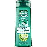 Garnier Fructis Shampoo Idratante, Per Capelli Disidratati, Con Aloe Vera, Per Capelli Sani e Districati, Aloe Hydra Bomb, 25