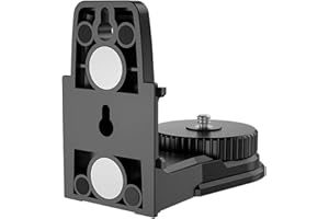 DASNTERED Staffa di Livello Magnetica, Forte Magnete Rotazione di 360 Gradi Staffa di Supporto Regolabile per Montaggio a soffitto