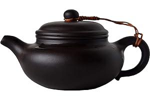 Yxhupot Théière 243,8 g de thé chinois Gongfu en argile noire authentique Zisha Classics Pot infuseurs à thé