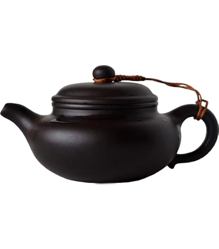 Tea Soul Teiera Kyusu tradizionale giapponese in creta verde smaltata