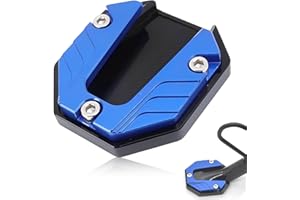 LAJUP Cavalletto Moto Laterale, Piastra di Estensione Cavalletto Laterale Prolunga, Cavalletto Moto, Universale per Motocicletta Laterale per Piastra, Imbottitura Piastra Cavalletto Laterale Moto