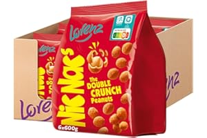 ‎LORENZ SNACK WORLD LORENZ | NicNac's Original | 6 x 600g | vegetarisch