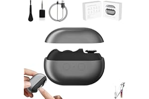 Tianyang Electric Nail Clippers for Thick Nails & Sensitive Skin,Easy Clip Nail Trimmer with Finger Nail Grinder & Electric Toe File Drill Kit (Black)