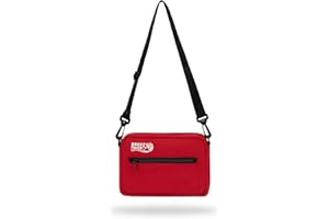 BreezyPacks Breezy Mega (Large) Medicine Cooling case | Keeps Medicine at Room Temperature | Recharges by Itself - No wetting, Freezing or Electricity | EpiPen and Insulin Travel Bag (Red)