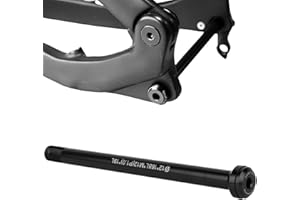 FICTORY Mozzi Posteriori per Bicicletta ASSE Passante, Sostituzione della Riparazione della Bici dello spiedo dell'asse Passante della Forcella Posteriore della Bicicletta per Filettatura 142 * 12mm 1.0