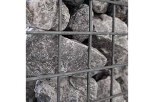 zierkiesundsplitt Ice Blue Gabionensteine Bruchsteine 500kg Big Bag 40-60mm und 60-120mm (60-120mm)