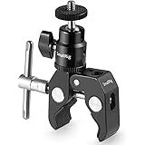 SMALLRIG Super Morsetto a Staffa con Supporto Testa a Sfera per Monitor, Luce a LED - 1124