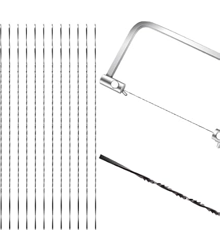 12 Stück Dekupiersägeblätter DSB Highsteel 0,50 – Für Harte Metalle, Made In Germany
