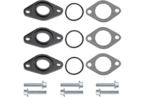 ZAMDOE PZ19 19mm Collettore Carburatore Guarnizione di Aspirazione Spacer Seal per 50cc 70cc 90cc 110cc 125cc Pit Dirt Bike ATV Quad Go-Kart Scooter (3 Set)