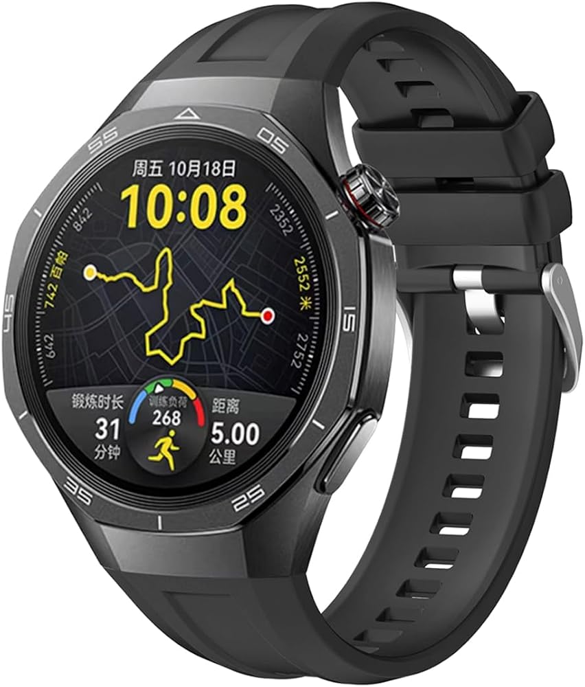 CONSTRAIN - Huawei Watch GT 6/5/4/3/2 Pro 46mm Kordon Spor Silikon Band Lansman 1e1 ile Uyumlu 130