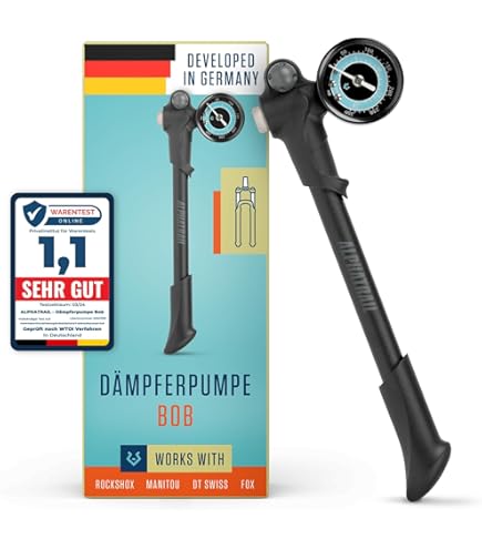 Pompa Per Ammortizzatori SKS Germany MSP - Max 20 Bar, Argento Per Mountain Bike - Foto 4