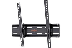 Perlegear Soporte TV Pared de 26 a 55 Pulgadas, Soporte de TV en Pared inclinable para Televisión con Carga de 45 kg, VESA Máx. de 400x400mm