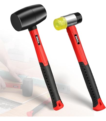 2 Embouts Interchangeables 32mm Polyurethane Pour Maillet OM 0170 - SA