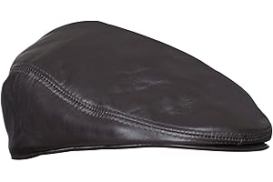 INFINITY LEATHER Męska czapka z daszkiem z prawdziwej miękkiej skóry beret z bluszczu Gatsby Golf Cabbie płaska czapka czapki