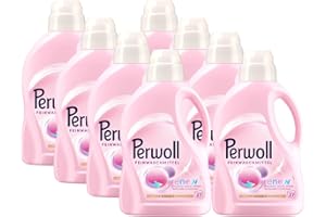 ‎PERWOLL PERWOLL Wolle & Feines Waschmittel 216 (8 x 27 Waschladungen), Feinwaschmittel reinigt sanft, glättet und erneuert Fasern & verhindert Knötchen, mit Dreifach-Renew-Technologie