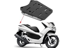 SUPYINI Motorcycle Luggage Rack Rear Rack Support CNC Aluminum Alloy Luggage Rack Bracket Shelf Compatible for Honda PCX 125/150 (2014-2019)