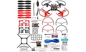 SunFounder 6D-Box MWC Multiwii Drone Quadcopter DIY Starter Kit for Arduino 6-Axis Gyro Compatible with Any Receivers of 4 - 7 Channels PPM PWM (No transmitter control)