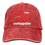 Great Fit And Easy To Wear. KASHFIHO Adult Unstoppable T-Rex Adjustable Jeans Baseball Cap Trucker Hat