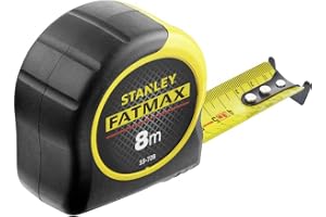 STANLEY Måttband 8m x 32mm BladeArmor, mätverktyg för mätning och markering, 8 m, 32 mm