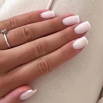 Brishow Press On Nails – 24 Stück, Rosa Herz Ballerina, Künstliche Nägel Zum Aufkleben