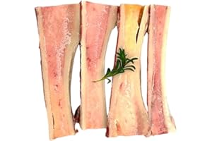Split Beef Bone Marrow by Urban Merchants, Premium Quality Halved Beef Bones, Ideal for Roasting Broth & Gourmet Cooking, Approx 2kg