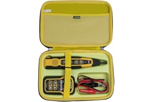 Adada Hard Travel Case for Klein Tools VDV500-063 Toner-Pro Tracer Tone Generator + VDV500-123 Cable Tracer Probe-Pro Tracing Probe