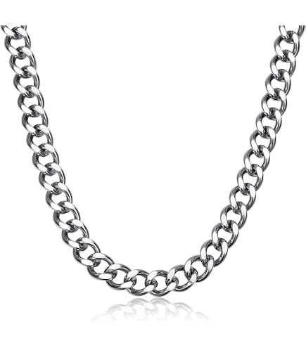 Bracciale Uomo Catena Barbazzale In Argento 925 Massiccio - LeCalla, Fatto In Italia, Leggero, Varie Lunghezze (16.5 - 22.9 Cm)